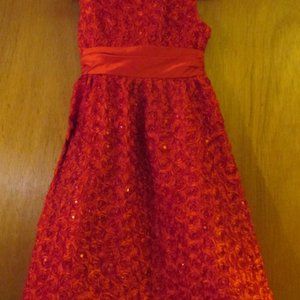 Girls Red Dress